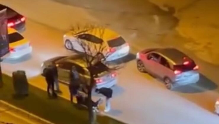 Elazığ’da sürücülerin yol verme kavgası