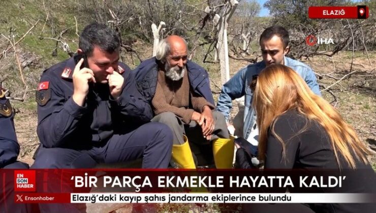 Elazığ’daki kayıp şahıs jandarma ekiplerince bulundu