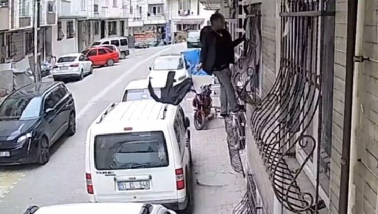 Esenyurt’ta kuruması için asılan çamaşırları çaldı