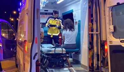 Eskişehir’de çocuğunu almaya giden anne sürücü geçirdiği kazada yaralandı