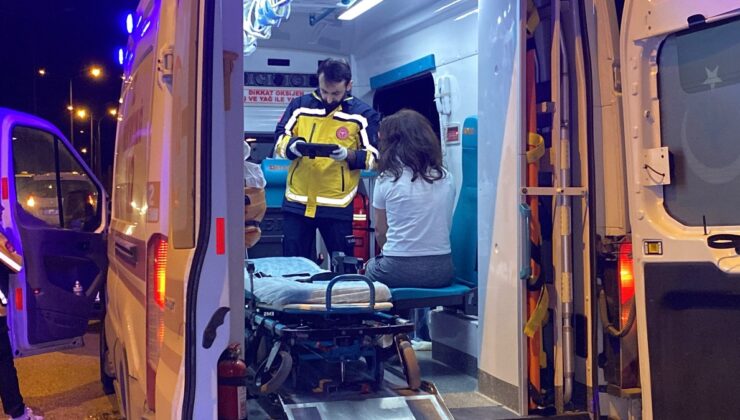 Eskişehir’de çocuğunu almaya giden anne sürücü geçirdiği kazada yaralandı