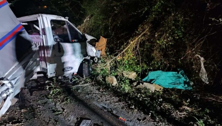 Giresun’da meydana gelen kazada bir kişi hayatını kaybetti