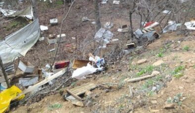 Gümüşhane’de fırtına: Arı kovanları telef oldu