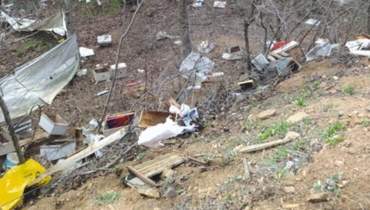 Gümüşhane’de fırtına: Arı kovanları telef oldu