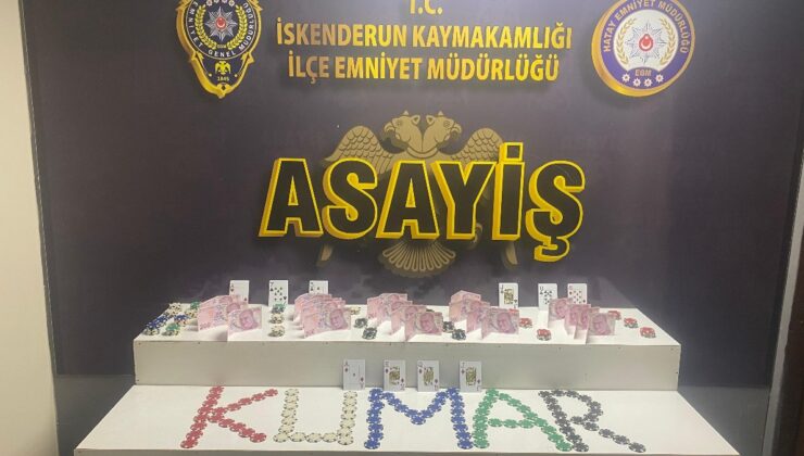 Hatay’da kumar oynarken yakalandı: Polise kimlik sordu