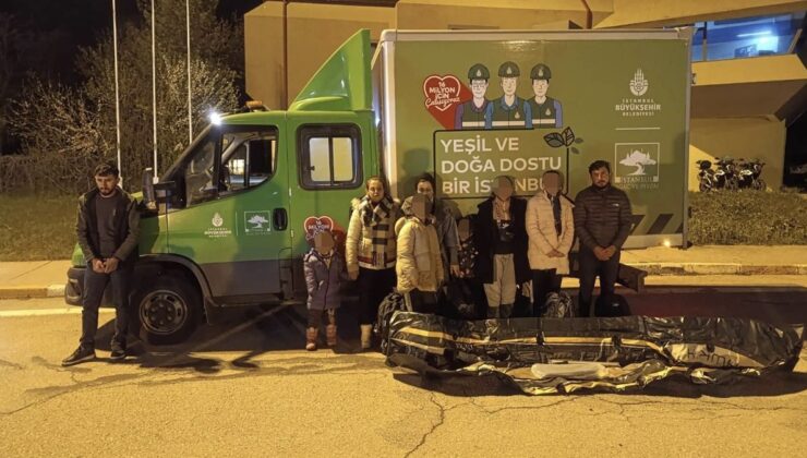 İBB’nin hizmet aracı insan kaçakçılığında kullanıldı: 8 kişi yakalandı
