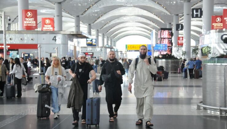 İstanbul Havalimanı’nda bayram dönüşü yoğunluğu