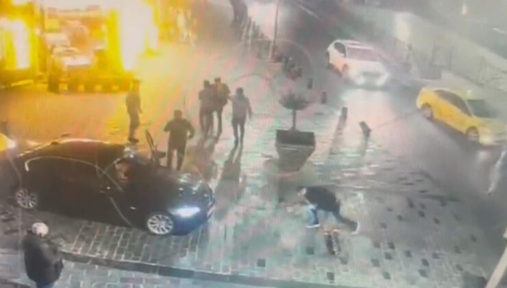 İstanbul’da derbi için toplanan taraftar hızlı araç süren sürücüyü bıçakladı