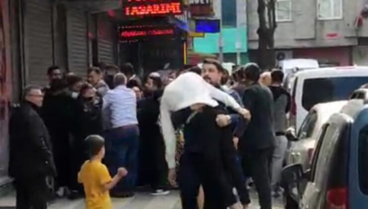 İstanbul’da düğün salonunda çıkan kavga sokağa taştı