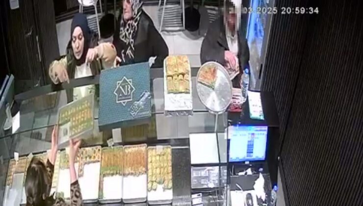 İstanbul’da dükkandaki sadaka kutusunu çalan şüpheli kamerada