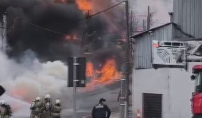 İstanbul’da kimya deposunda yangın paniği