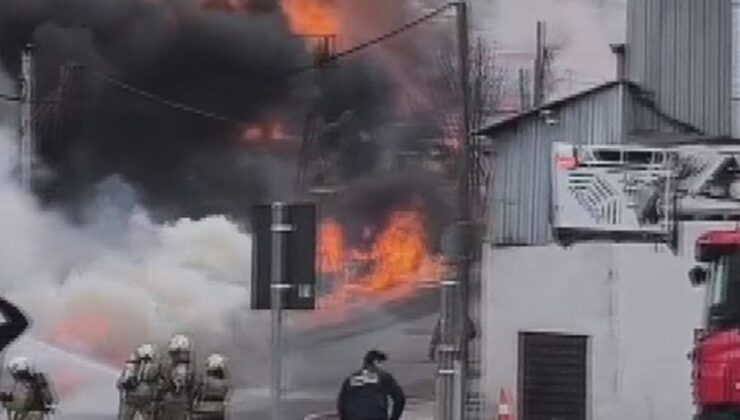 İstanbul’da kimya deposunda yangın paniği