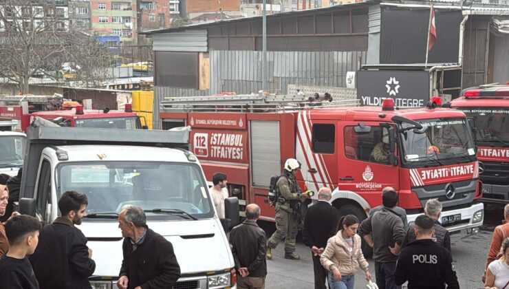 İstanbul’da orman ürünleri deposunda yangın