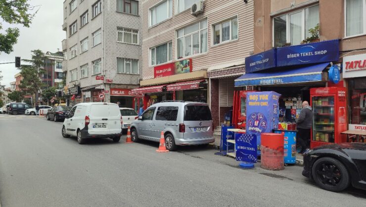 İstanbul’da tekel bayine gelen hırsız bir şişe içkiyi çalıp kaçtı