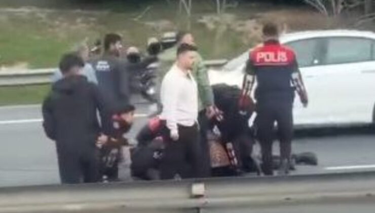 İstanbul’da zincirleme kazada 4 polis memuru yaralandı