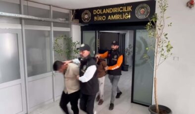 İzmir’de 750 bin TL  değerinde dolandırıcılık yapan 5 şüpheli yakalandı