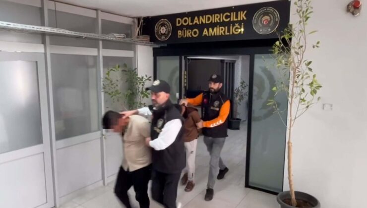 İzmir’de 750 bin TL  değerinde dolandırıcılık yapan 5 şüpheli yakalandı