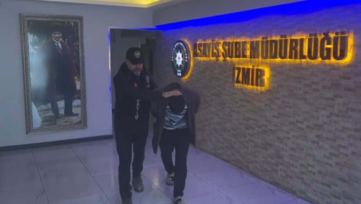 İzmir’de otomobilden ses sistemi hırsızlığı kamerada