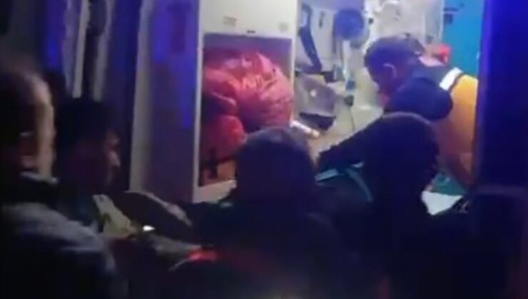 Kahramanmaraş’ta üçüncü kattan başka bir evin çatısına düştü