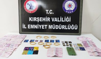 Kırşehir’de sahte altınla 700 bin TL’lik dolandırıcılığa 3 tutuklama