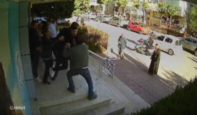 Konya’da boks ringine dönen eczanedeki kavga anı kamerada