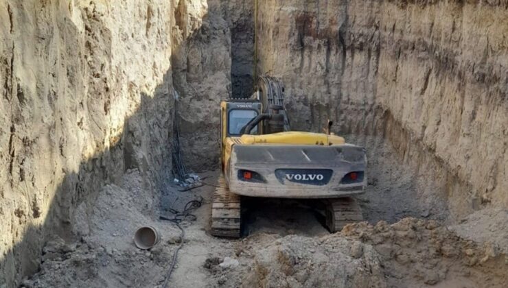 Konya’da iş makinesiyle kaçak kazı yapan 13 şüpheliye suçüstü