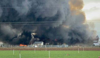 Konya’da kaynak makinesi, tavuk çiftliğinde yangın çıkardı