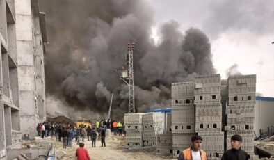 Malatya’da 150 işçinin kaldığı konteynerde korkutan yangın