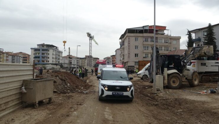 Malatya’da işçinin üzerine aydınlatma direği düştü