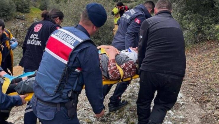 Manisa’da zihinsel engelli adam uçurumdan yuvarlandı