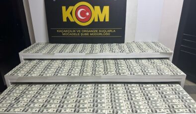 Mersin’de matbaa kurup dolar basan şebeke çökertildi