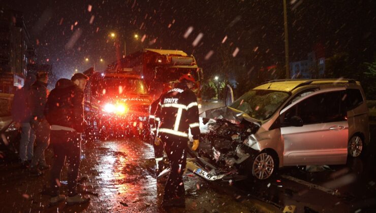 Nevşehir’de su birikintisi kazaya neden oldu: 1 yaralı