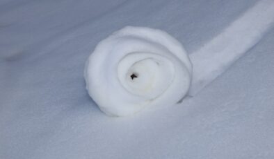Nisan’da Amasya’da kar ruloları görüldü