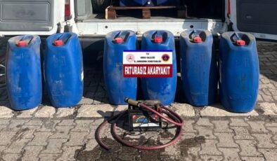 Ordu’da faturasız akaryakıt satan şüpheli yakalandı