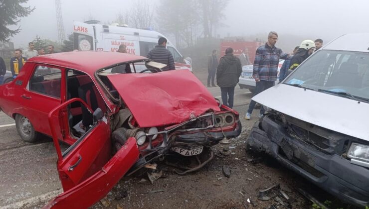 Ordu’da otomobiller çarpıştı: 6 yaralı