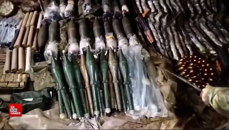 Pençe-Kilit Operasyonu bölgesinde teröristlere ait mağara temizlendi