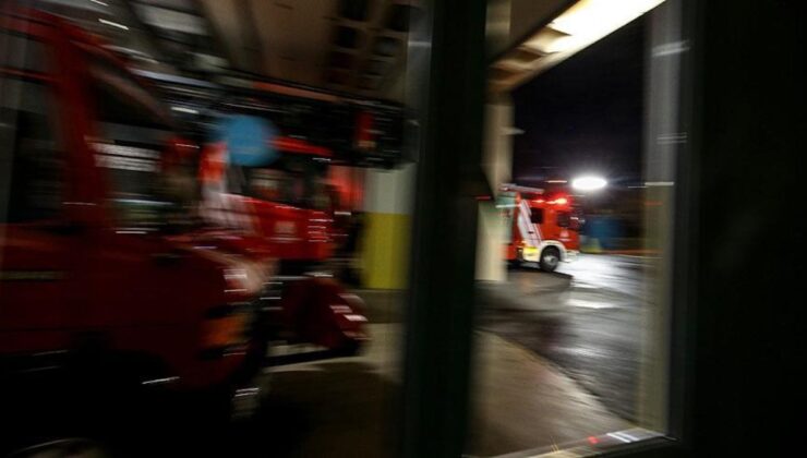 Rize’de apartman dairesinde yangın paniği