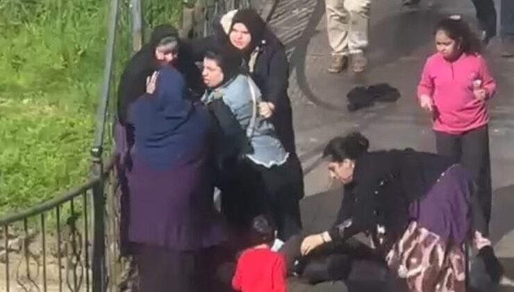 Rize’de kadınların kavgasını erkekler ayırdı