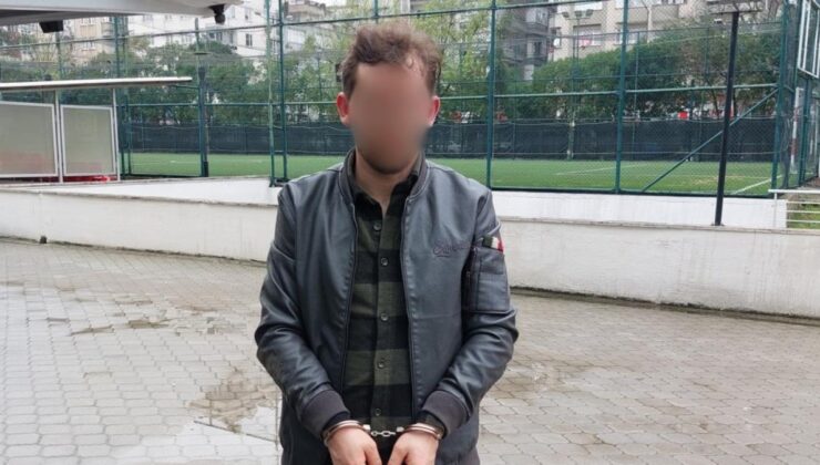 Samsun’da polis araçlarına çarpan alkollü sürücü yakalandı