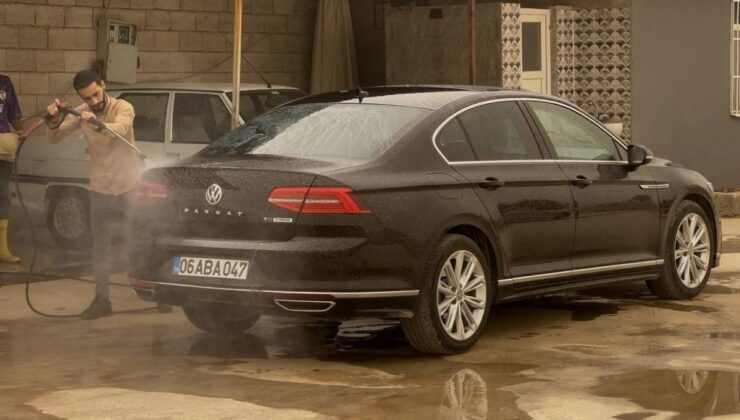 Şanlıurfa’da toz bulutu sonrası oto yıkamacılarda yoğunluk