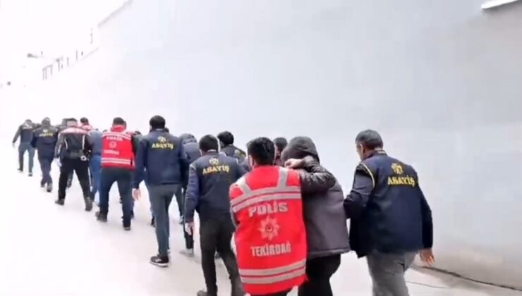 Tekirdağ merkezli 3 ilde eş zamanlı operasyon