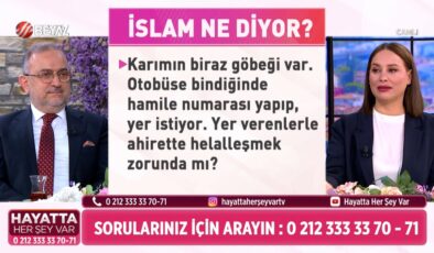 Televizyon programında şaşırtan soru: Hamile numarası yapmak caiz mi?