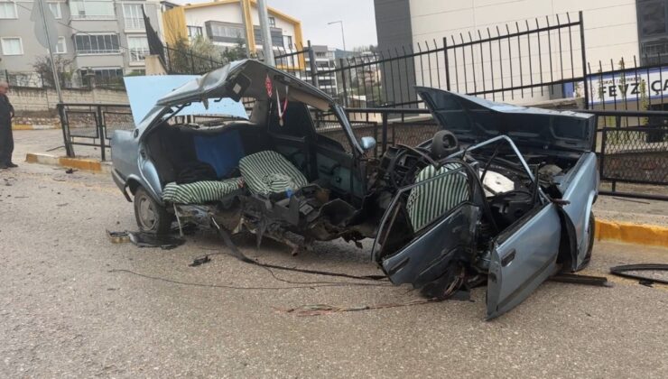 Tokat’ta kaza yapan Tofaş ikiye ayrıldı