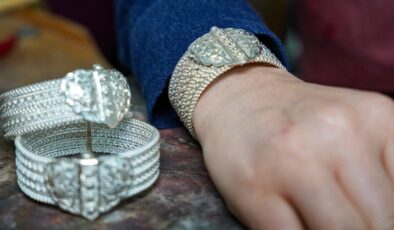 Tokat’ta üç asırlık altın bilezik sanatı gümüşle buluştu