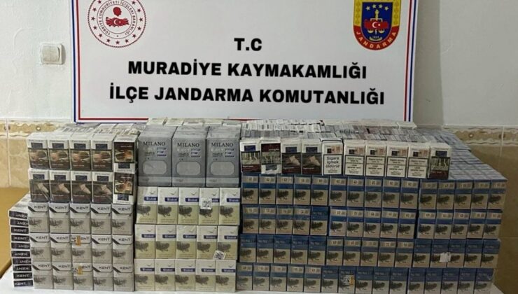 Van’da kaçak sigara operasyonu