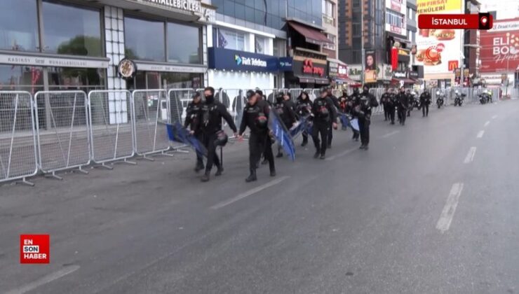 1 Mayıs kutlamaları öncesi Kadıköy’de ağır güvenlik tedbiri