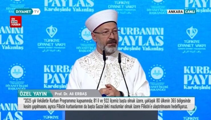 2025 yılı vekalet yoluyla kurban kesim bedeli açıklandı