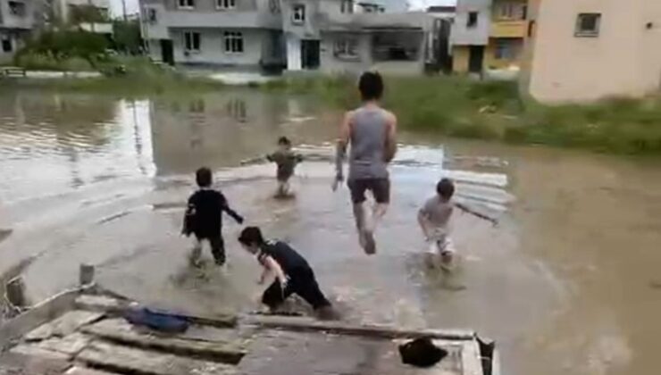 Adana’da yağmur durdu: Akıllarda bu görüntüler kaldı.