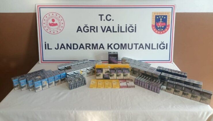 Ağrı’da kaçak sigara operasyonu: 4 gözaltı