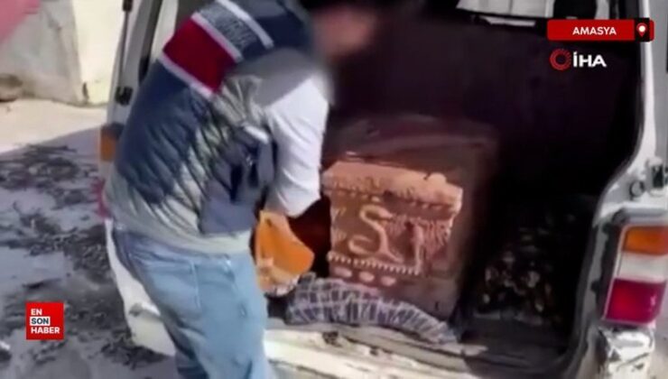 Amasya’da Roma periyoduna ilişkin küçük lahit bulundu